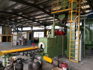 湖南特檢（jiǎn）邵陽分院用液化氣罐外拋機